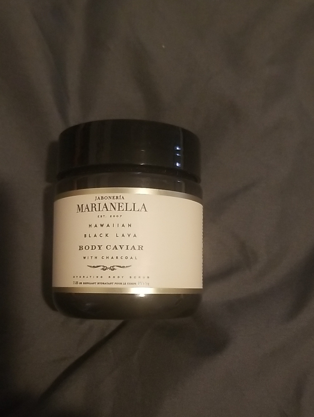 Marianella Hawaiian Black Lava Body Caviar Exfoliant - Black